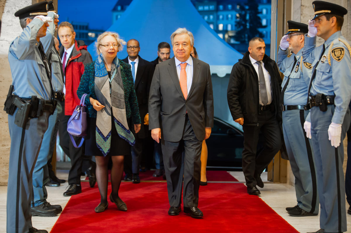 Switzerland. Leaders arrive for Global Refugee Forum
