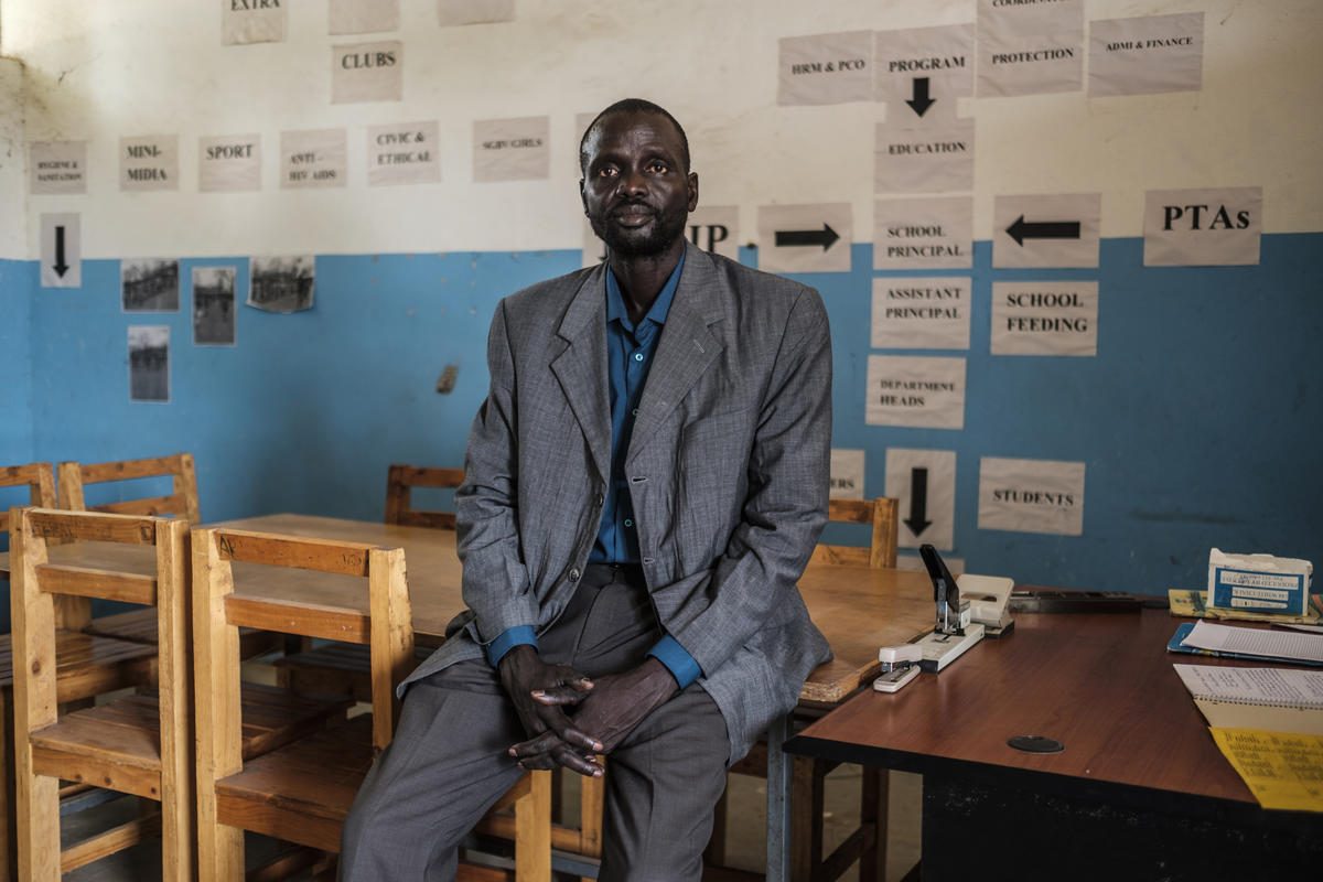 Ethiopia. South Sudanese teacher sets sights on university for his children