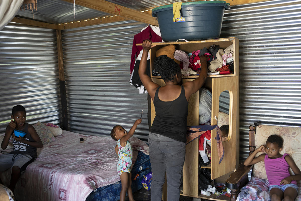 South Africa. Stateless woman's daily struggle