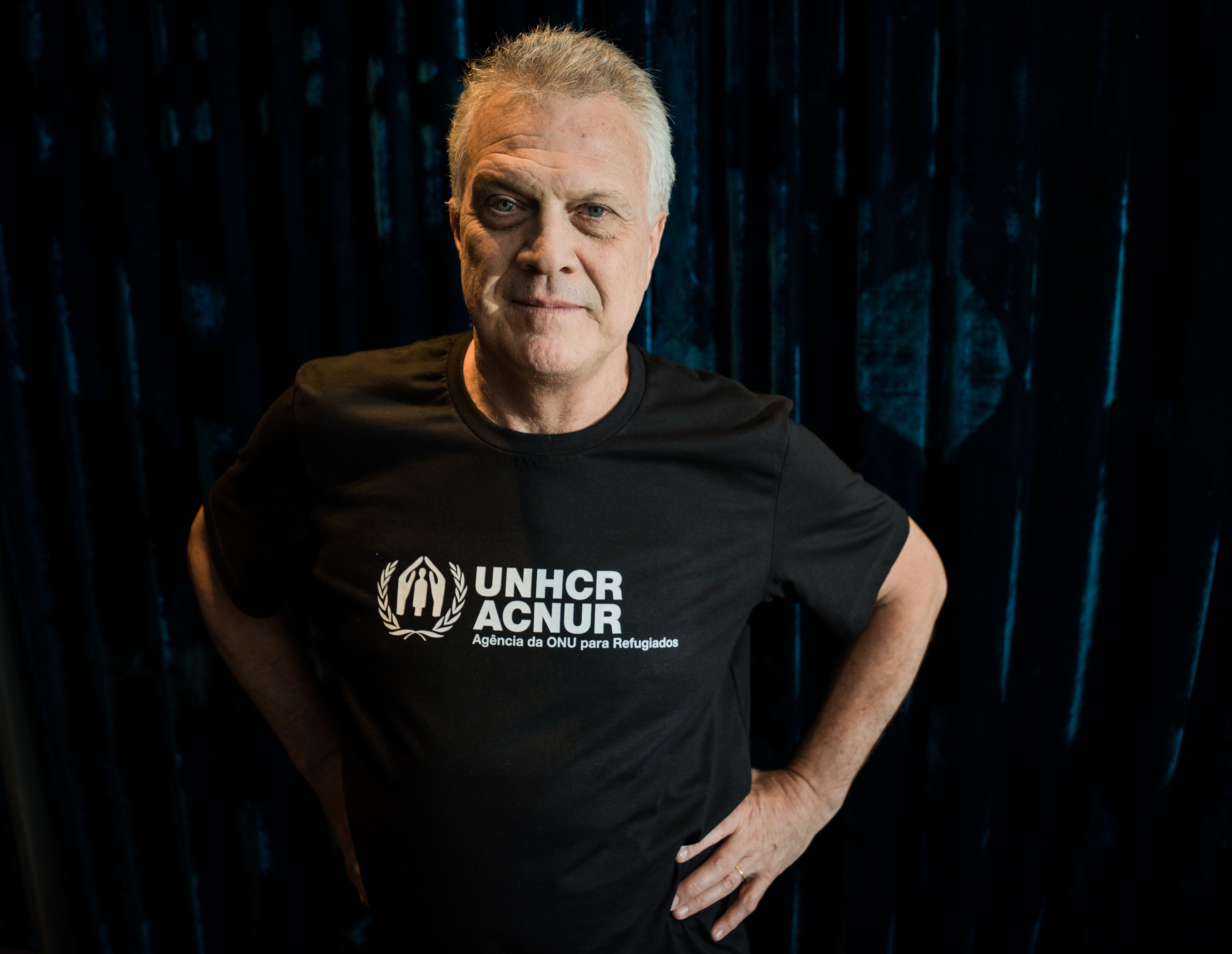 Pedro Bial image for UNHCR.