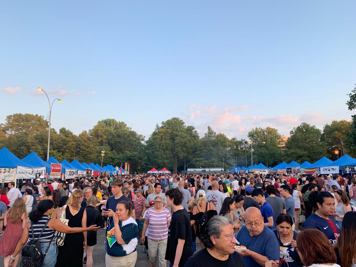 USA – The Queens Night Market in New York City.