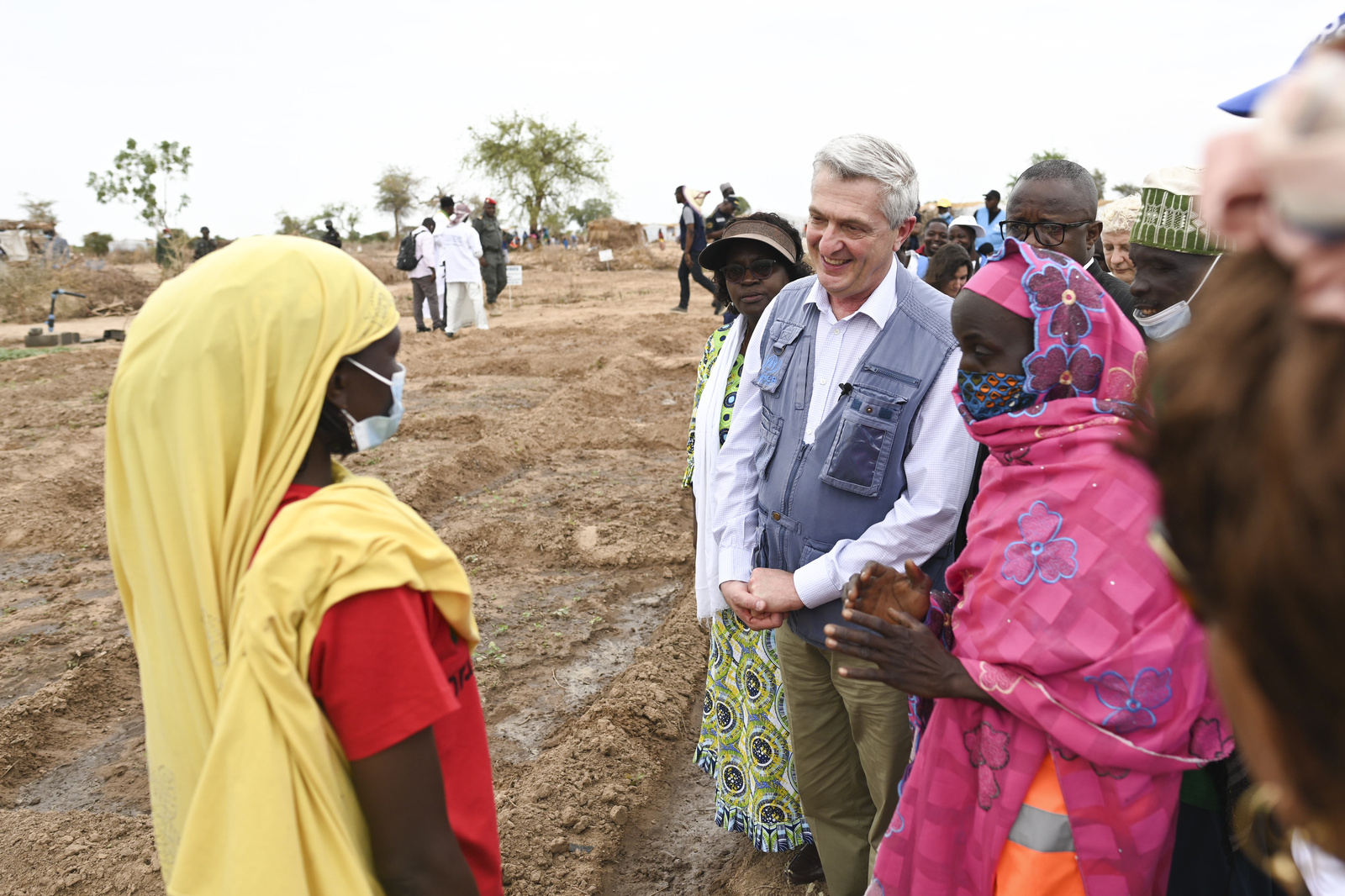Cameroun. Filippo Grandi, High Commissioner for Refugees, visiting Nothern Cameroon