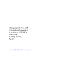Refugee protection and international migration: a review of UNHCR's role in the Canary Islands, Spain