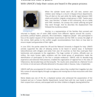 Colombia Situation, Regional UNHCR Newsletter