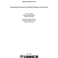 Comprehensive Solutions for Colombian Refugees in Latin America