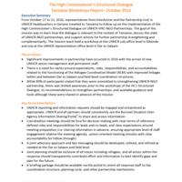 Tanzania HC Structured Dialogue mission report