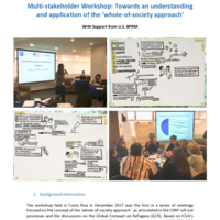 Multi-stakeholder Workshop: Towards an understanding and application of the 'whole-of-society approach', Costa Rica