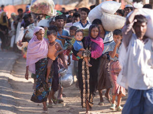 Bangladesh. General views of Kutupalong refugee camp and surrounding areas