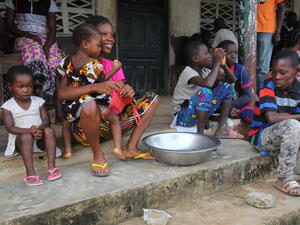 Liberia. Fleeing post election violence