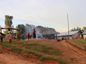 A 2018 photo of a displacement site in Drodo, Djugu Territory, where another deadly attack occurred late last year.