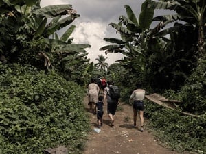 Panama. Refugees and migrants brave hazardous jungles of Darien Gap on their way north