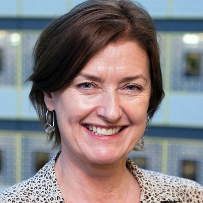 Portrait of Vicky Tennant, UNHCR Representative to the UK.