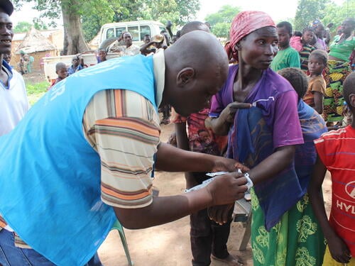 Chad. UNHCR identifying refugees from Central African Republic