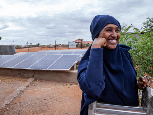 Ethiopia. Sabriina thinks solar is the future
