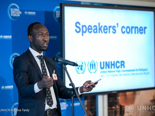 UN Refugee Agency Global Refugee Forum 2019 Speakers Corner