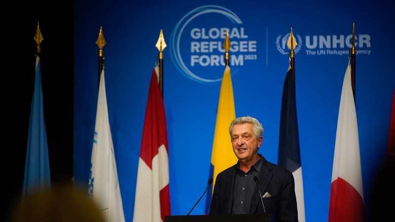المفوض السامي يختتم فعاليات المنتدى العالمي للاجئين 2023