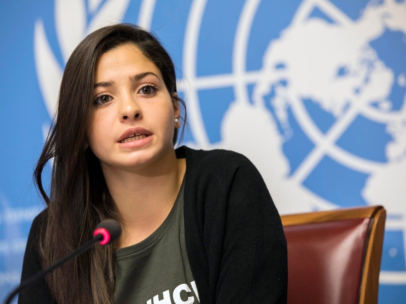 Switzerland. Refugee Olympian Yusra Mardini announced as UNHCR Goodwill Ambassador