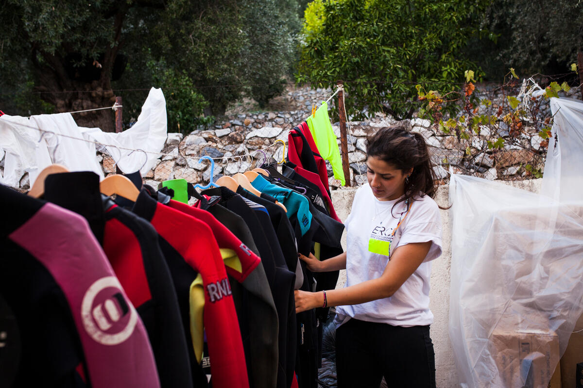 Greece. Syrian refugee returns from safe haven to help others