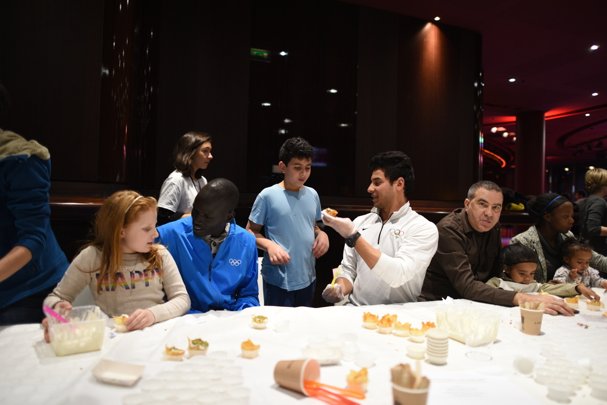 France. Yiech Pur Biel and Rami Anis in Paris