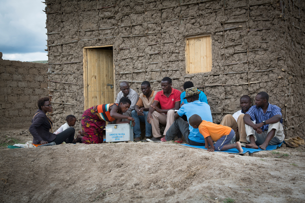 Uganda. Refugees and nationals run the first ever fish farm in Uganda