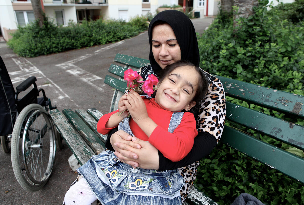 France. Disabled Syrian girl finds new lease of life