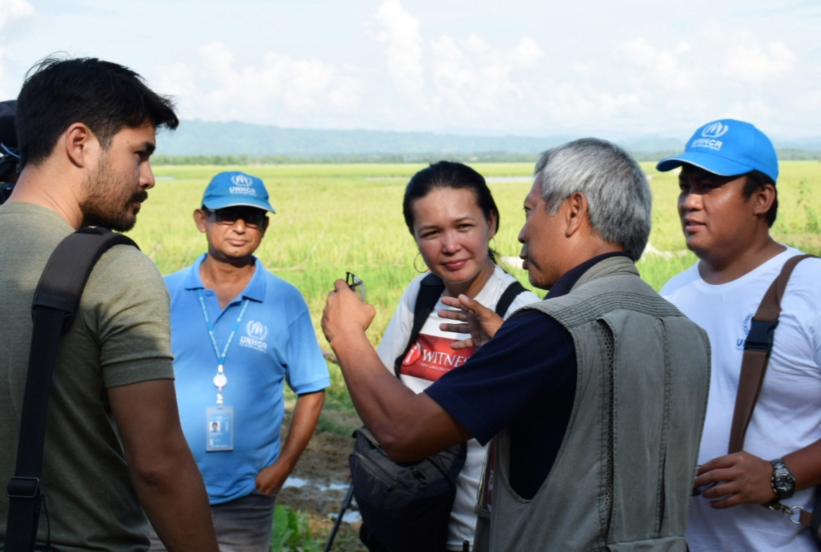 Atom Araullo on mission in Bangladesh