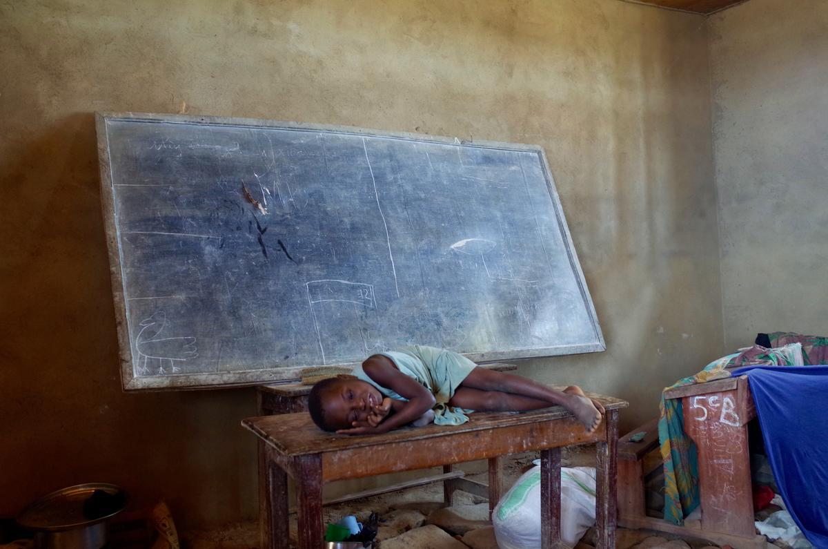 Democratic Republic of Congo. IDPs in collective centers in Oicha, Beni territory, North Kivu