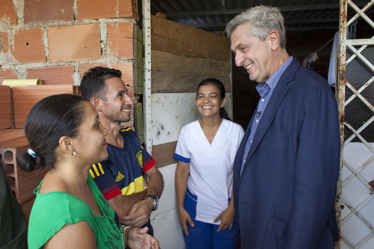 Colombia.Mission to Venezuela situation. The High Commissioner Filippo Grandi visits the colombian city of Cúcuta, on the border with Venezuela