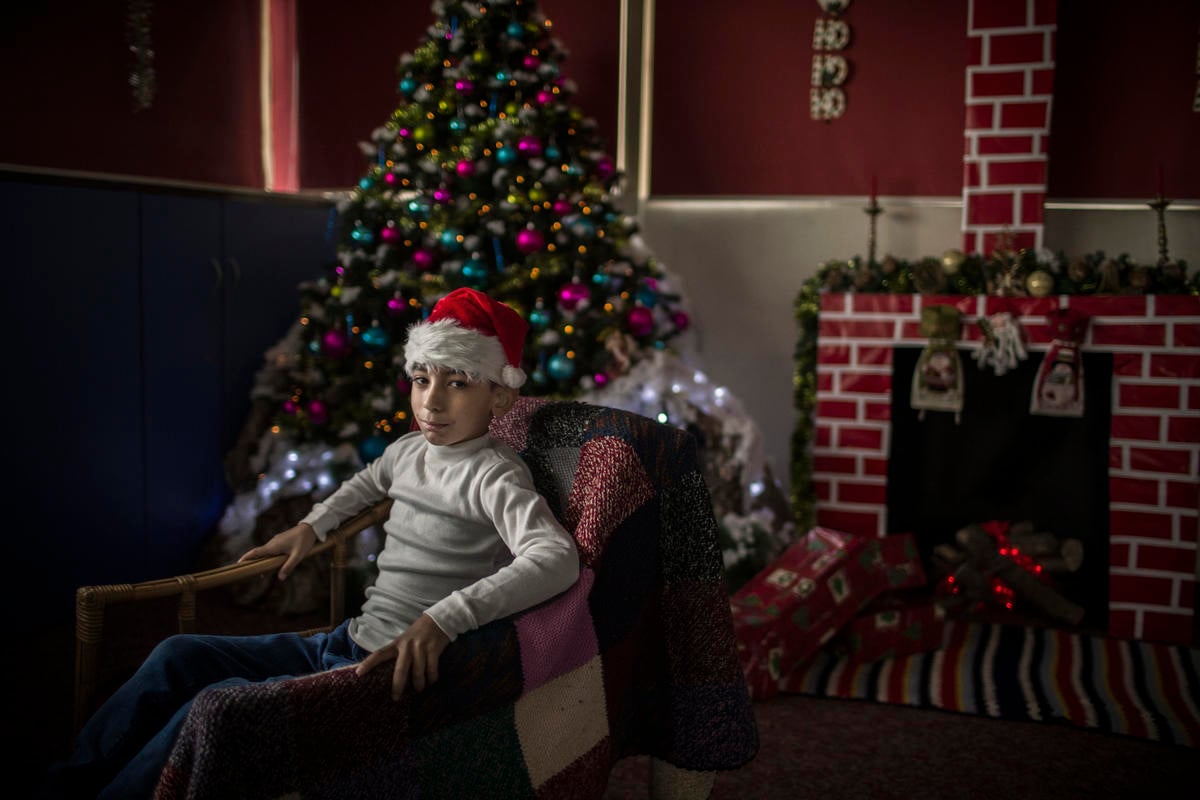 Christmas choir by deaf children at FAID school