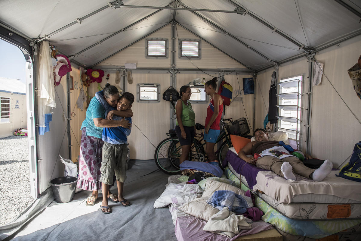 Brazil. Life in Rondon 3 refugee camp