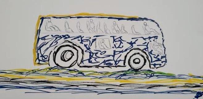 An image created at an ARTconnects online session during the coronavirus pandemic. Gatherings bring together asylum-seekers, refugees and other vulnerable individuals