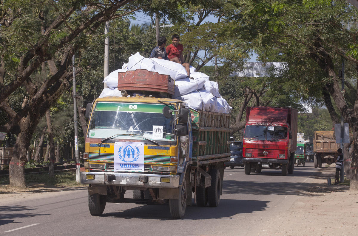 Bangladesh. General views of Kutupalong refugee camp and surrounding areas
