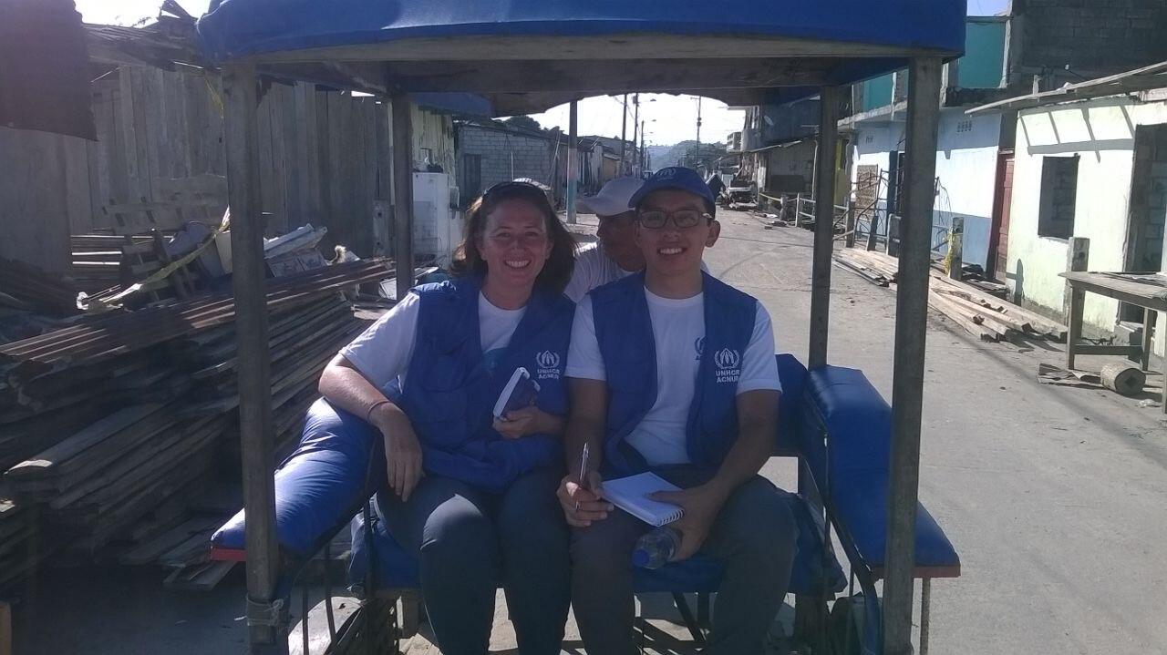 Andrea Ingham has worked for UNHCR since 2007. She is currently managing teams and coordinating refugee support in Beirut. She shared her experiences of working with UNHCR to mark the organisations 70th anniversary. 