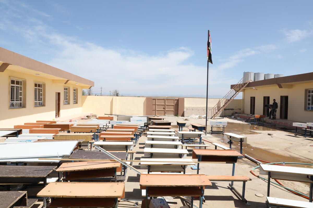 Iraq. Internally displaced persons in Iraq have returned to their points of origin, but some services are still lacking