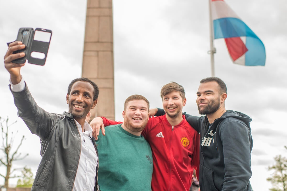 Luxembourg. Yonas Kinde, Ethiopian athlete and former refugee living and training in Luxembourg City