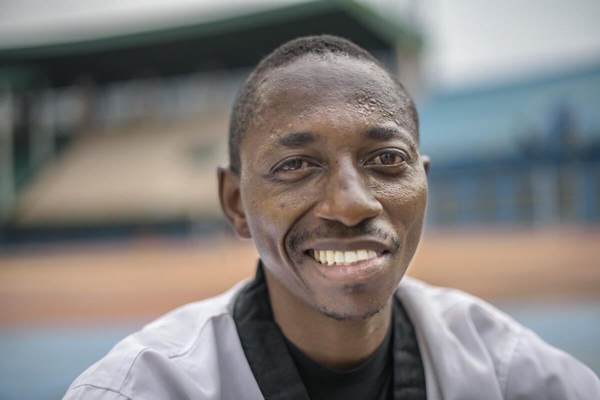 Rwanda. Impact of sport in uplifting the spirit and hopes of refugees at Mahama refugee camp