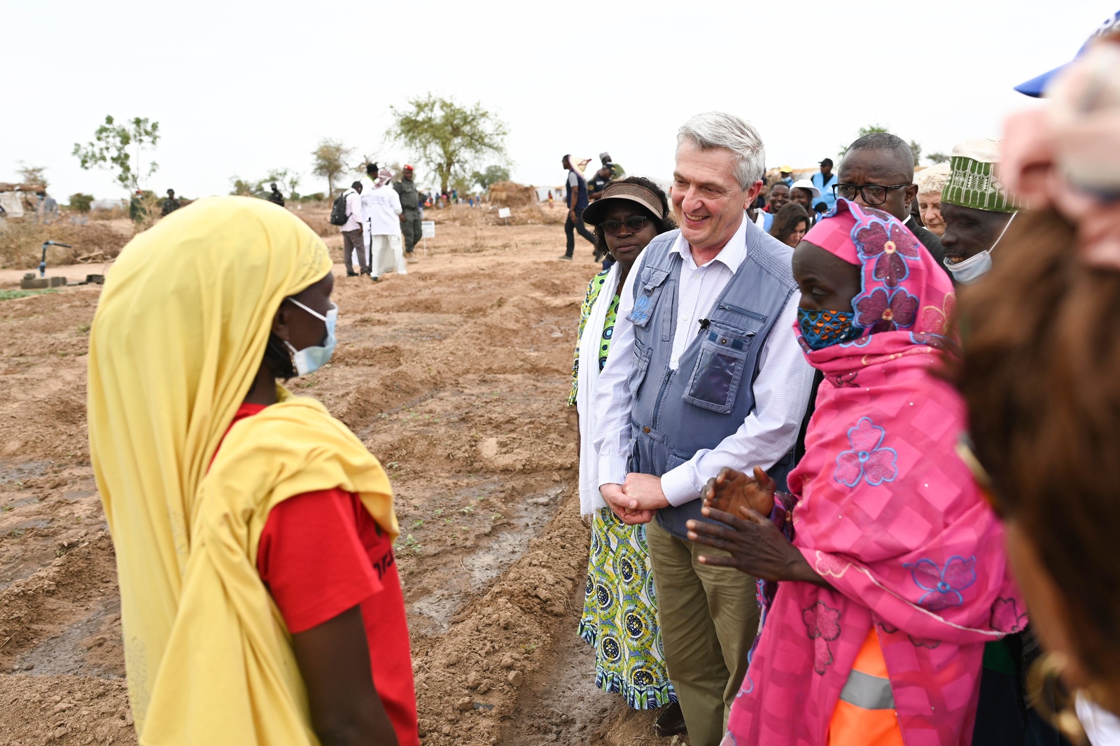 Cameroun. Filippo Grandi, High Commissioner for Refugees, visiting Nothern Cameroon