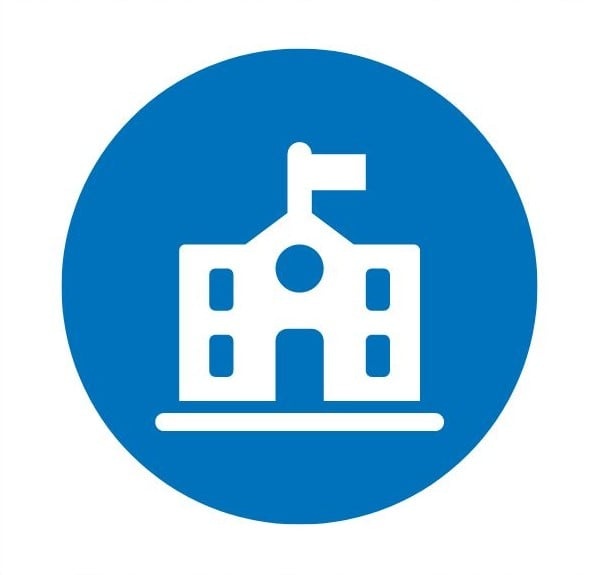 An icon of a school