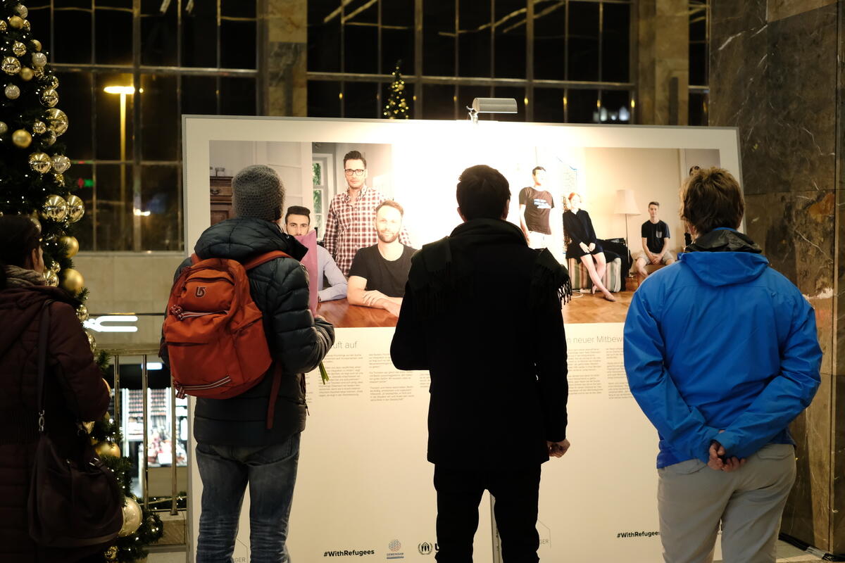 Austria. No Stranger Place exhibition opening in Vienna