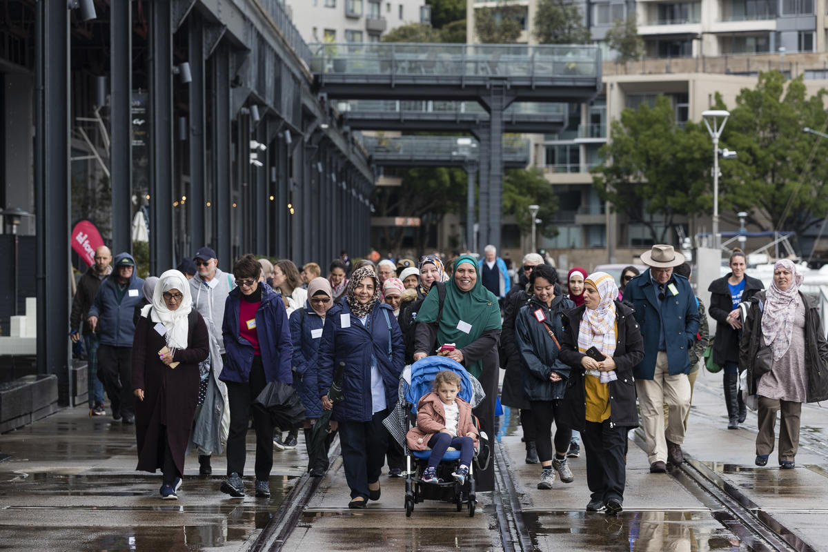 Australia. On the iconic Sydney Harbour, UNHCR celebrates World Refugee Day