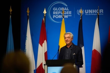 UN High Commissioner for Refugees during the closing of the Global Refugee Forum 