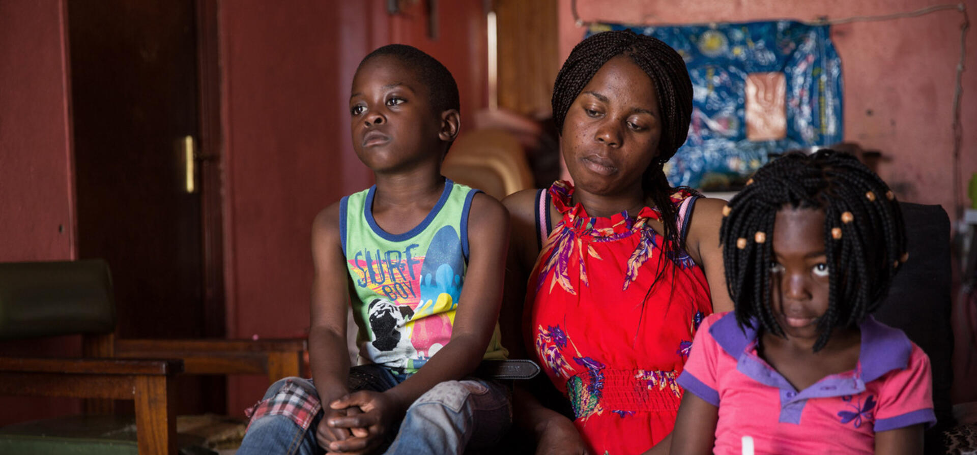 South Africa. Congolese refugees resettled to France