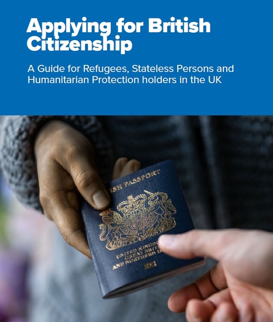 Applying for British Citizenship paper front page