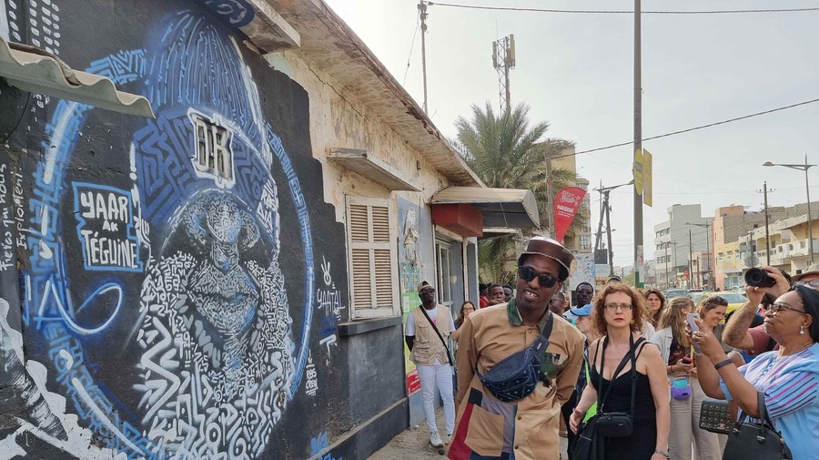 Senegal. Refugees participated in the 2022 Biennale of African Art in Dakar jointly with Swiss artists and a local art association.