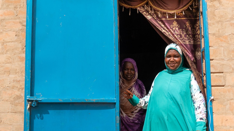 Niger. Malian refugees benefit of shelter support