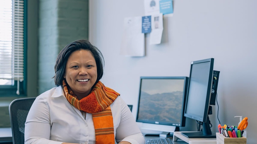 United States. Daughter of Laotian refugees works as a community organizer