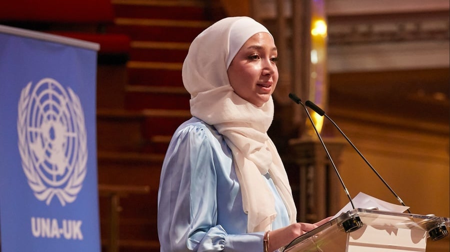 GWA Maya G on stage at UN80 2