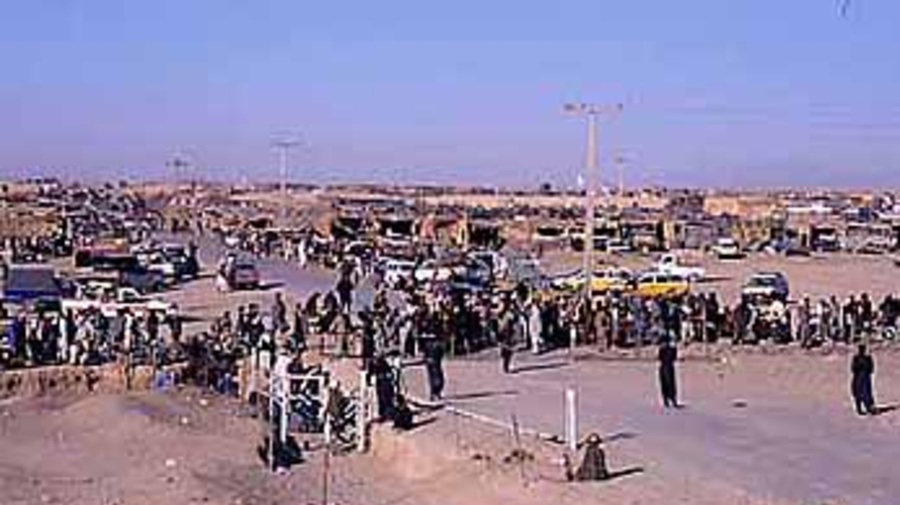 More than 34,000 Afghan refugees returned home through Pakistan's Chaman border in January.