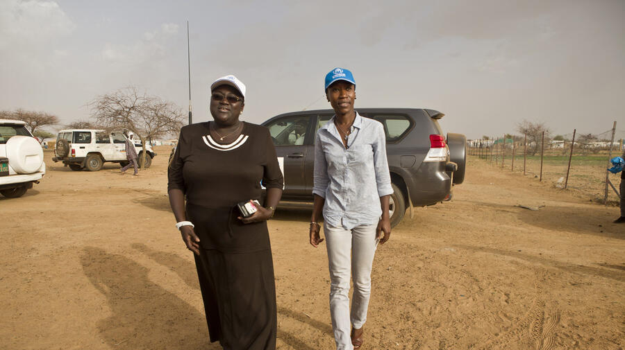 Rokia's first trip with UNHCR.Burkina Faso