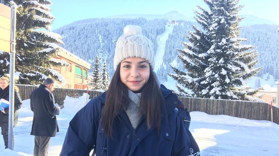Yusra Mardini Speaks at WEF in Davos